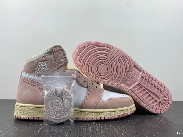 Rep TBK 1 (Women's) Air Jordan OG High Pink FD2596-600 Washed Retro 0422